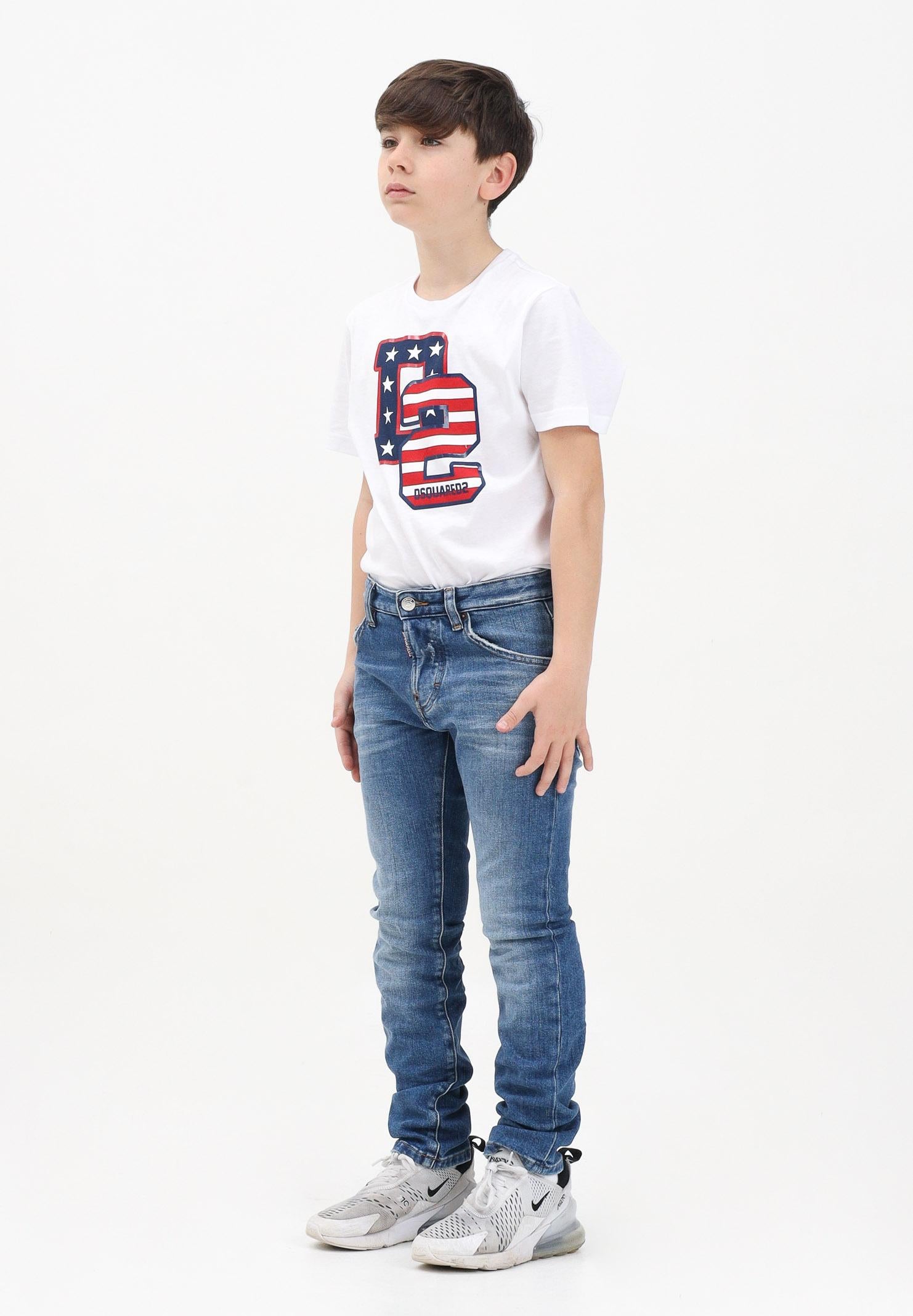 DSQUARED2 Jeans Cool Guy in denim blu per donna, ragazzi e bambini DQ0236D0ABX DQ01 DSQUARED2 