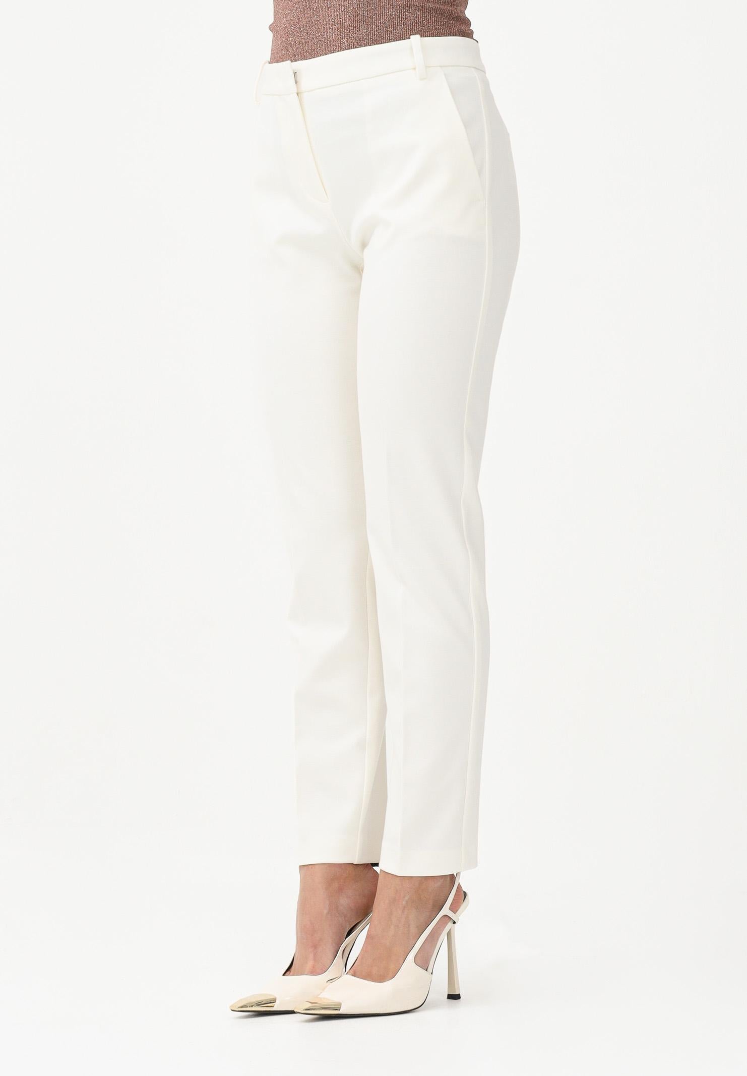 PINKO Pantalone panna da donna a sigaretta 100155A24D Z05 PINKO 