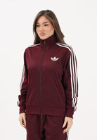 ADIDAS ORIGINALS Felpa con zip FIREBIRD bordeaux da donna KD1326 . ADIDAS ORIGINALS 