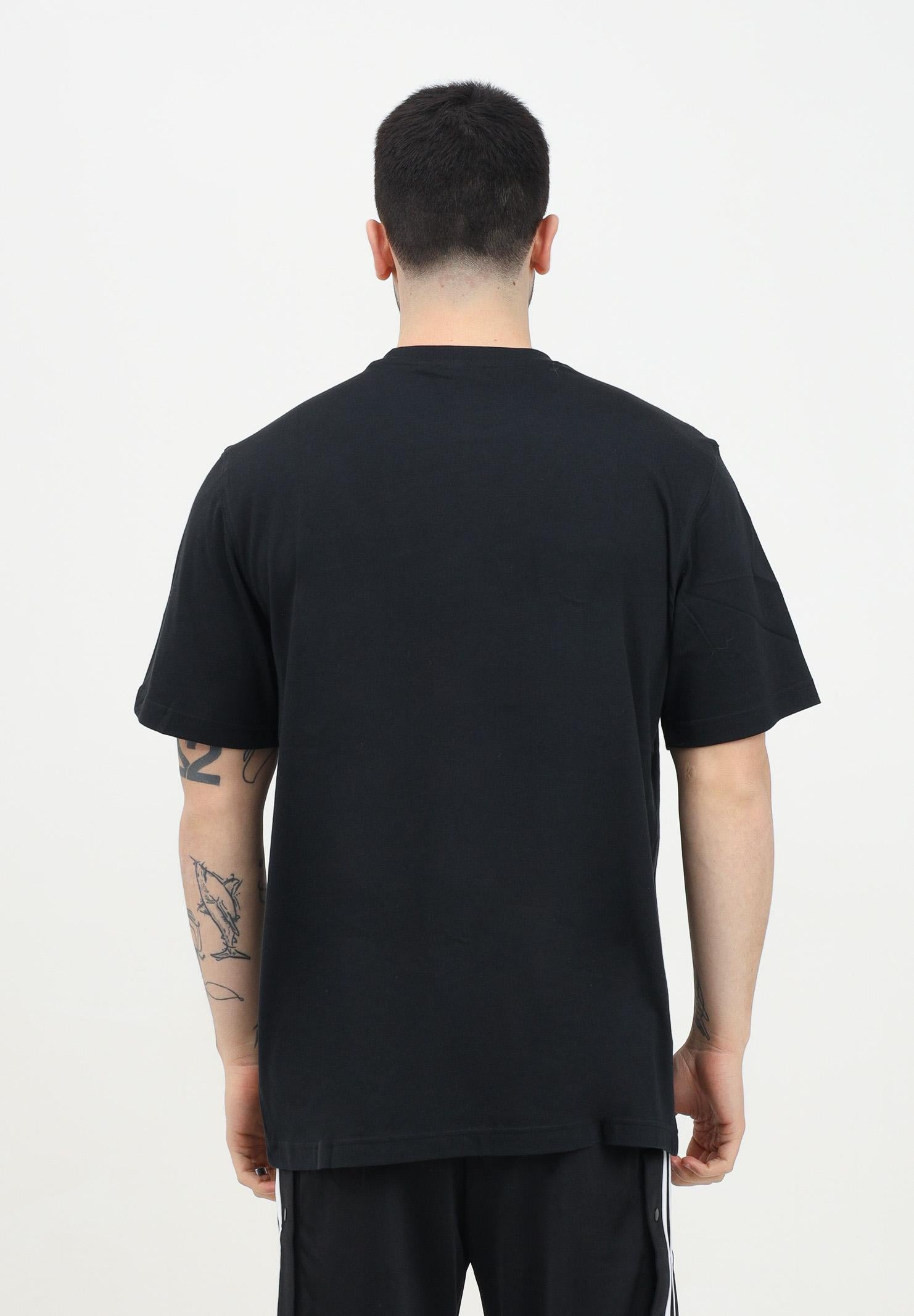 ADIDAS ORIGINALS T-shirt a manica corta Adicolor Trefoil nera da uomo IU2364 . ADIDAS ORIGINALS 