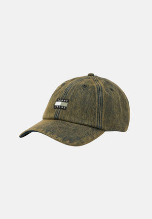 TOMMY JEANS Cappello con visiera Heritage in denim vintage per uomo e donna AM0AM13853 GY1 TOMMY JEANS 
