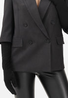 VICOLO Giacca doppiopetto grigia da donna con guanti TF2106 GR VICOLO 