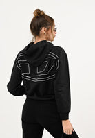 DIESEL Felpa con cappuccio Smacshoodmegovald nera per donna, ragazzi e bambini J022750GYCJ K900 DIESEL 