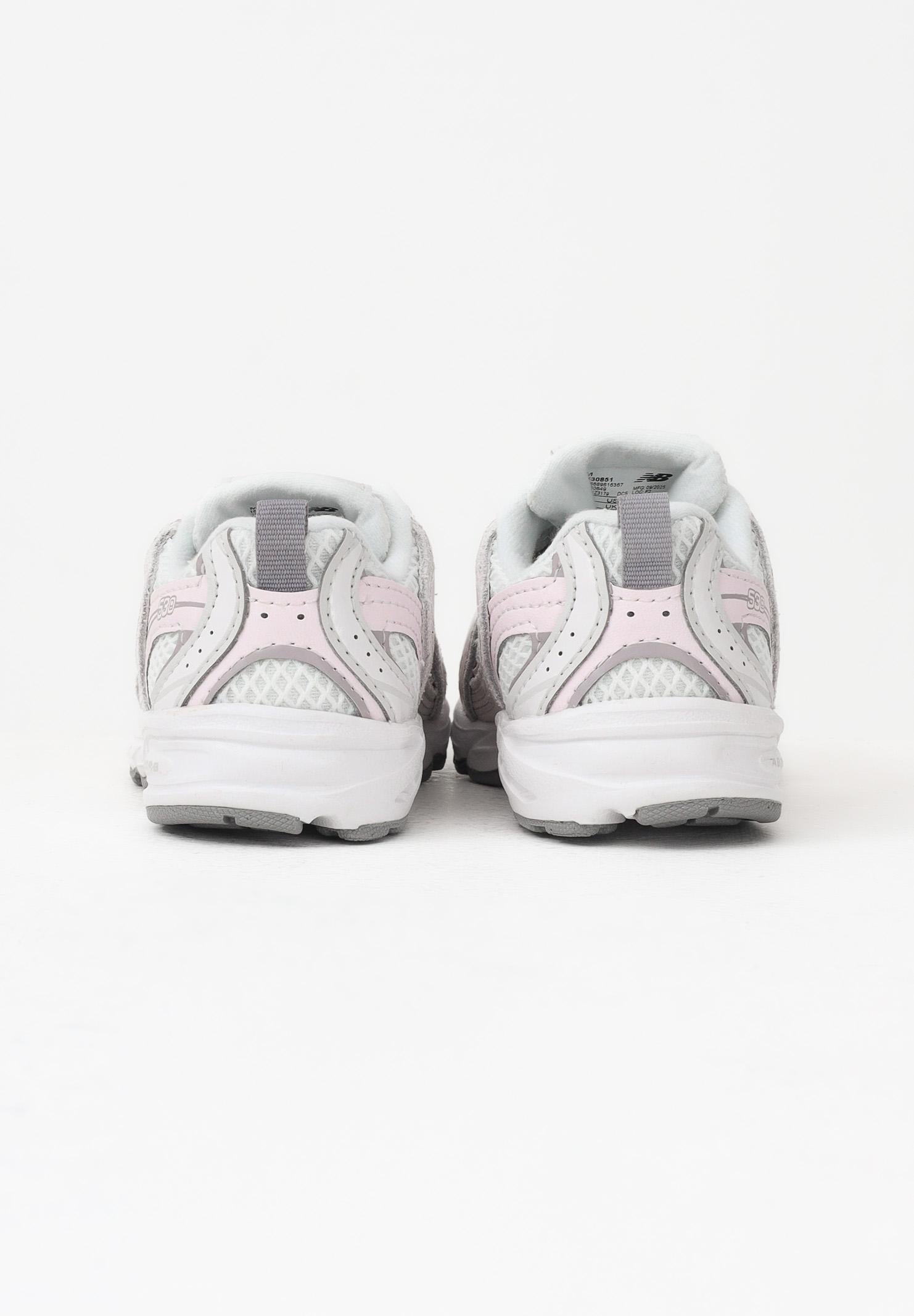 NEW BALANCE Sneakers 530 Bungee Lace rosa da neonato I530851 . NEW BALANCE 