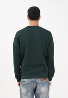 LACOSTE Felpa girocollo verde da uomo con patch logo SH7941 YZP LACOSTE 