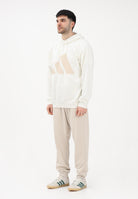 ADIDAS PERFORMANCE Tuta BIG LOGO beige e panna da uomo KB8780 . ADIDAS PERFORMANCE 