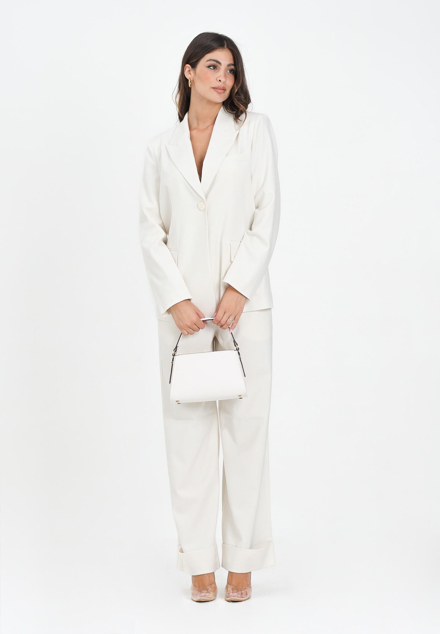 ARMANI EXCHANGE Pantalone panna da donna con piega XW000660AF16142 U1003 ARMANI EXCHANGE 