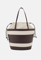 ARMANI EXCHANGE Shopper beige e marrone da donna con logo XW002607AF22635 M6262 ARMANI EXCHANGE 