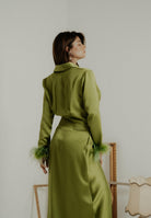 SANTAS Abito lungo DIVINE verde da donna PV2614 VE SANTAS 