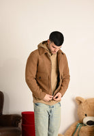 SELECTED HOMME Cappotto corto cammello da uomo 16098263 Chipmunk SELECTED HOMME 