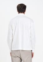 I'M BRIAN Camicia a manica lunga bianca da uomo con tasca CA3422 002 I'M BRIAN 