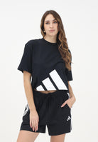 ADIDAS PERFORMANCE T-shirt a manica corta Essentials Big Logo Boyfriend nera da donna JG8736 . ADIDAS PERFORMANCE 
