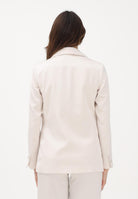 SIMONA CORSELLINI Giacca monopetto avorio da donna con strass P26CEGI10301 V0359 SIMONA CORSELLINI 