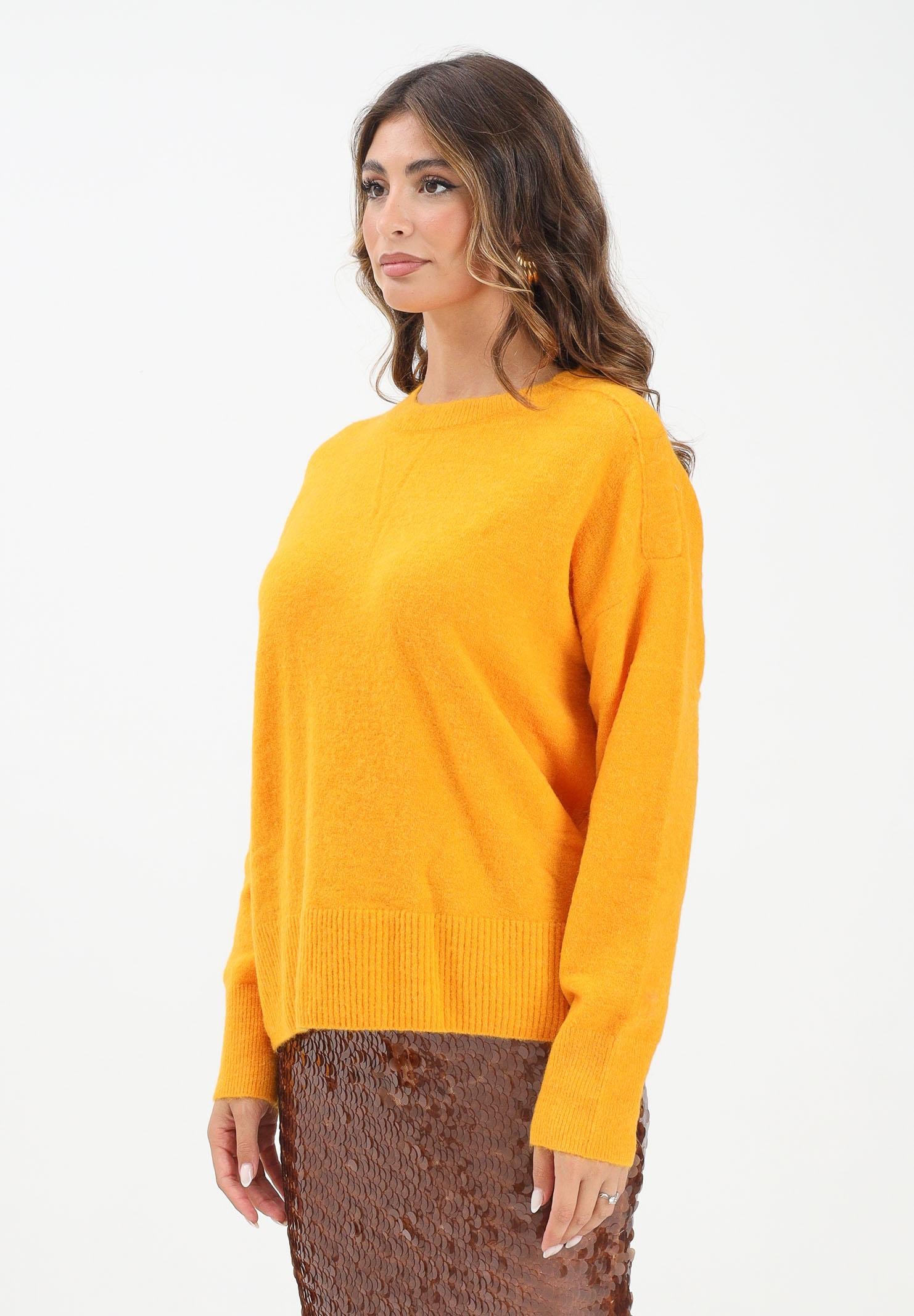 PATRIZIA PEPE Maglioncino girocollo arancione da donna 2K0326K293 R870 PATRIZIA PEPE 