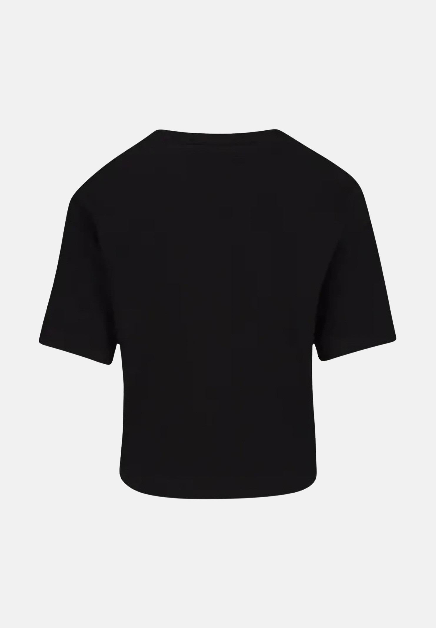 CONVERSE T-shirt a manica corta SIGNATURE CHUCK PATCH BOXY nera da bambina 369787 023 CONVERSE 