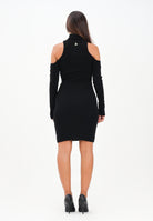 AKEP Abito in maglia nera da donna con omeri scoperti VSKD11036 V1 AKEP 