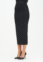 ALMA SANCHEZ Gonna midi Gapi nera da donna AS2526124RT 999 ALMA SANCHEZ 