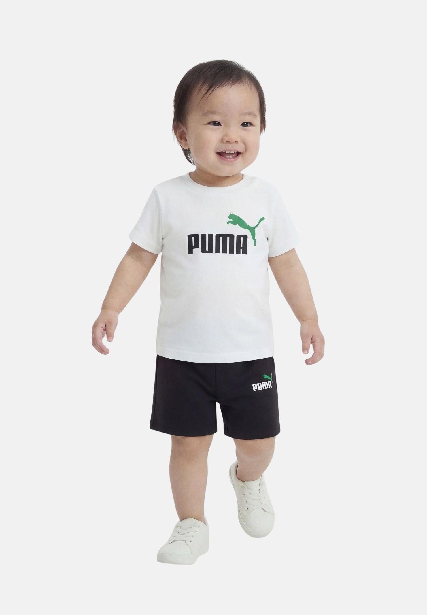 PUMA Completino Minicats Ess bianco e nero da neonato 686285 57 PUMA 