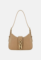 ELISABETTA FRANCHI Borsa a spalla argilla da donna con charm BS24A62E2 229 ELISABETTA FRANCHI 