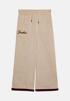 Pantalone sportivo META ENCHANTMENT COZY beige da bambina 45D520 XAE JORDAN 
