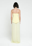 SANTAS Abito lungo CREAM giallo da donna PV25020 GIALLO SANTAS 