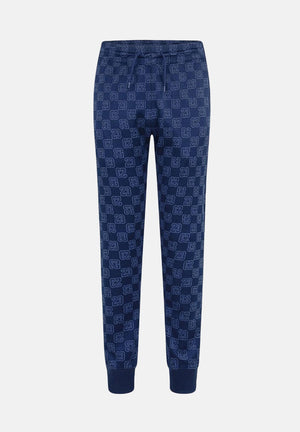 Pantalone sportivo blu da bambino con pattern 23 95D378 U90 JORDAN 