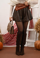 TPN Shorts elegante Orick marrone da donna ORICK092W5 I6 TPN 