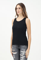 DSQUARED2 Canotta nera per donna, ragazzi e bambini con stampa logo DQ2783D0A2C DQ900 DSQUARED2 