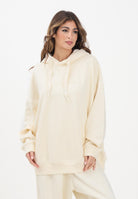 ADIDAS ORIGINALS Felpa con cappuccio Essentials Linear Oversized panna da donna JX5495  ADIDAS ORIGINALS 