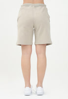 DSQUARED2 Shorts sportivo beige per donna, ragazzi e bambini con stampa logo DQ2738D0094 DQ717 DSQUARED2 