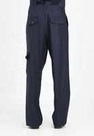 I'M BRIAN Pantalone cargo blu da uomo PA3508 005 I'M BRIAN 