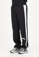 PUMA Pantalone sportivo T7 Big Cat nero da uomo 634401 01 PUMA 