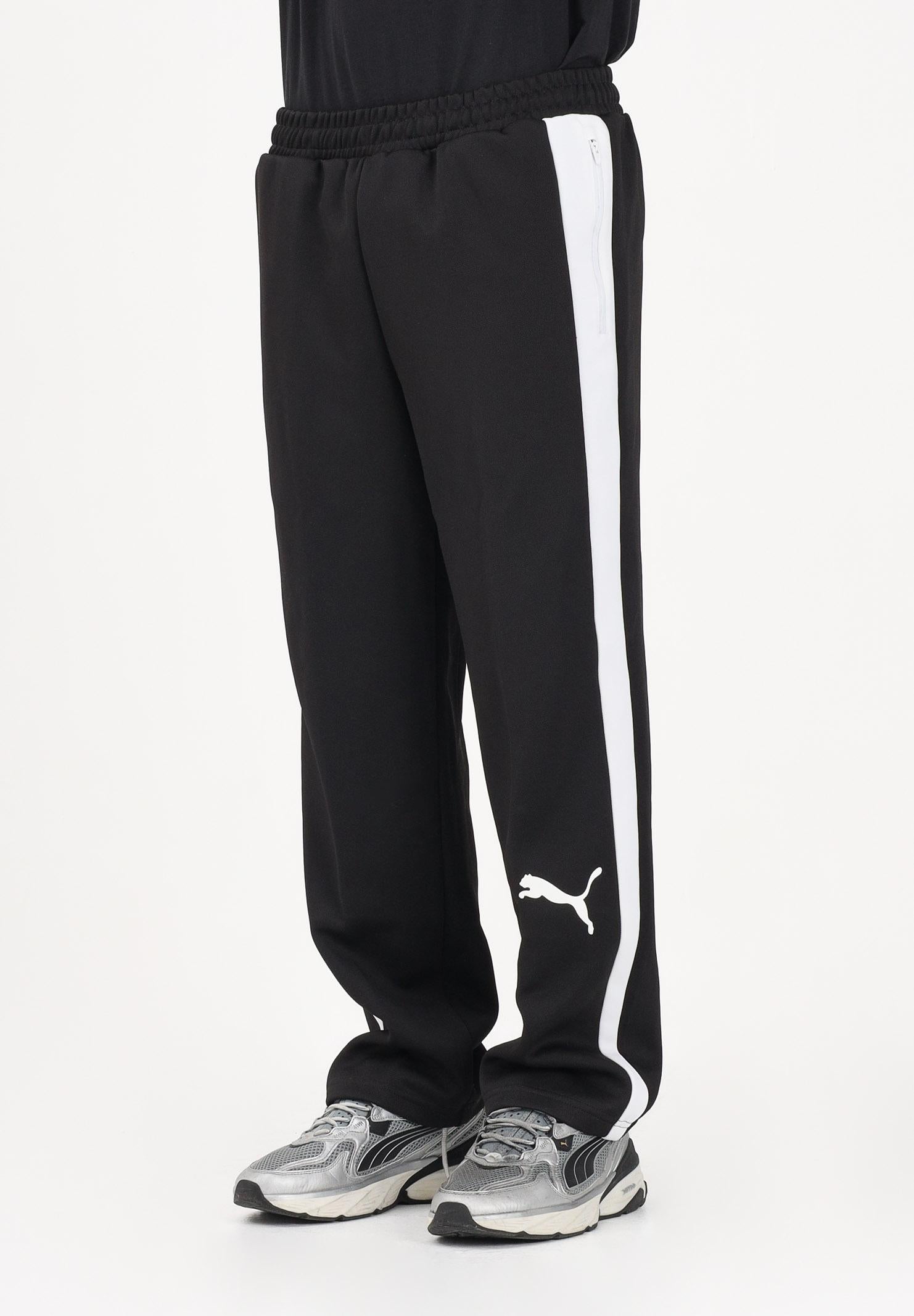 PUMA Pantalone sportivo T7 Big Cat nero da uomo 634401 01 PUMA 