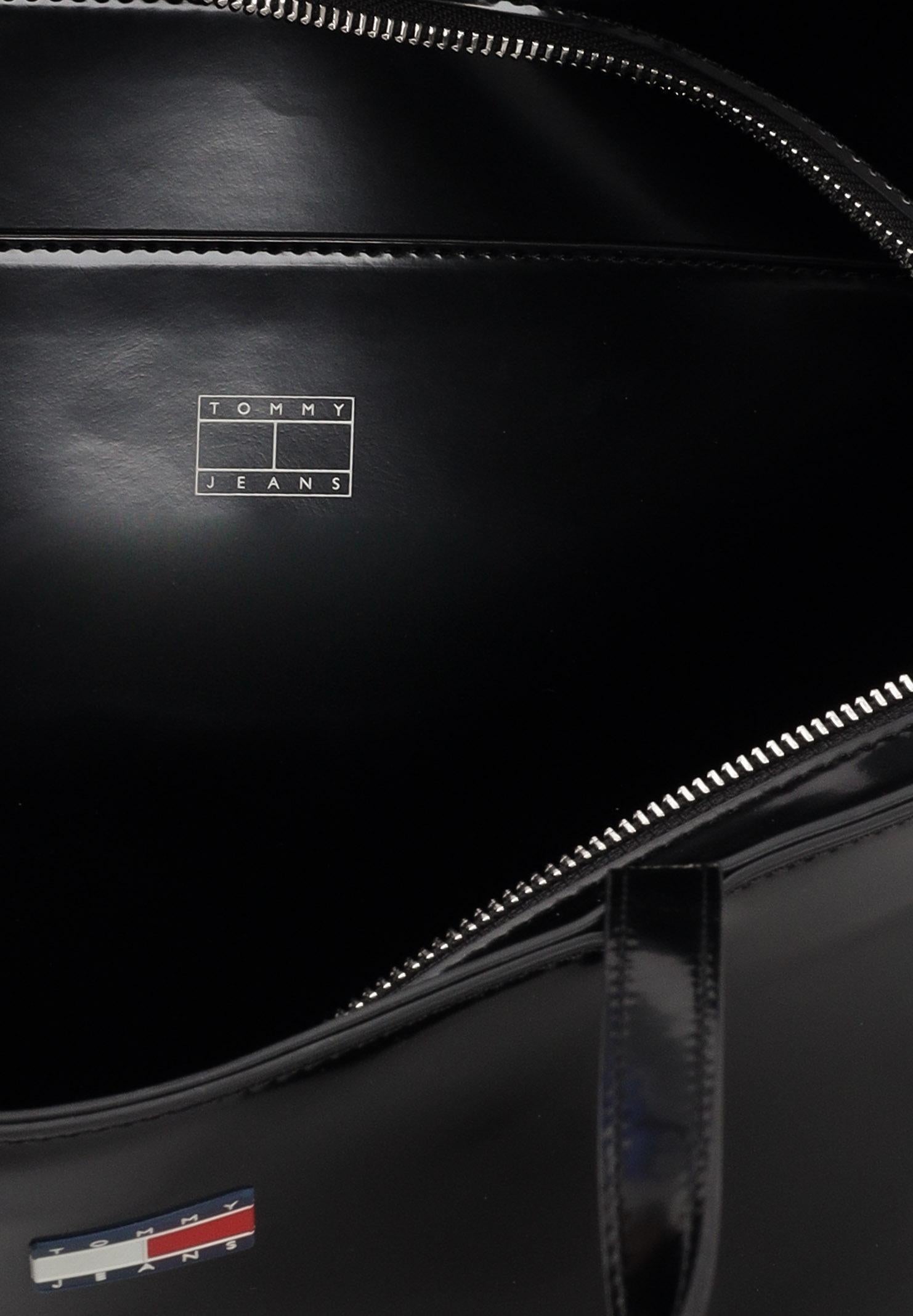TOMMY JEANS Shopper nera da donna con logo AW0AW18069 BDS TOMMY JEANS 