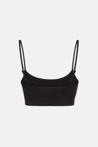 DSQUARED2 Bralette nera da donna con logo D8RG35860 010 DSQUARED2 