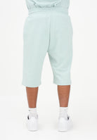 GCDS Shorts sportivo verde acqua per uomo e donna con stampa logo C1MEQL216F004 818G GCDS 