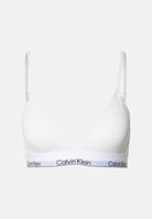 CALVIN KLEIN Bralette bianca da donna con fascia logata LV00QF8508 100 CALVIN KLEIN 