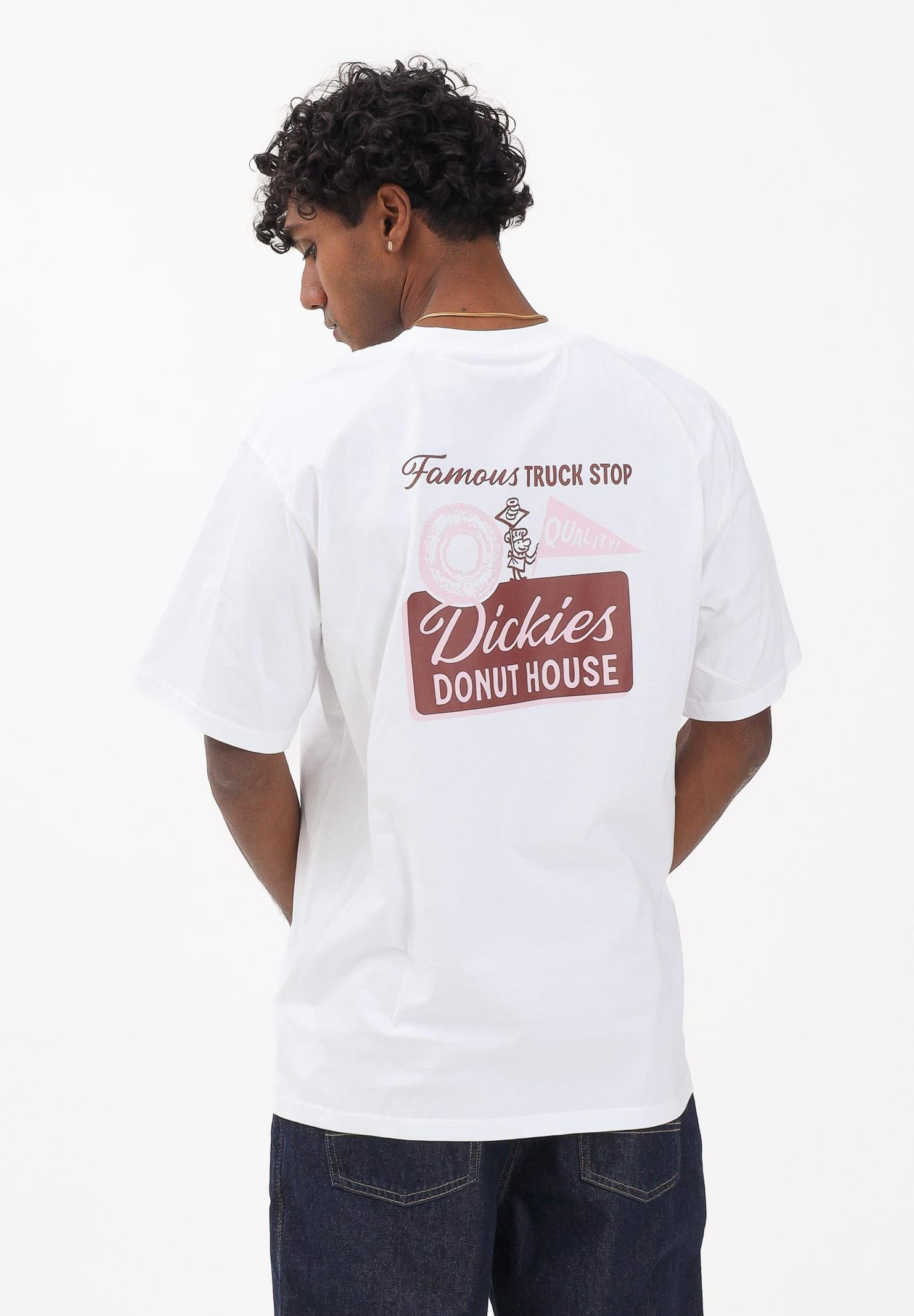 DICKIES T-shirt manica corta Donut House bianca da uomo DK0A87QN0WH1 . DIckies 