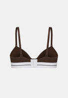 PALM ANGELS Reggiseno con fascia logo colore Chocolate, marrone, da donna. PLA1UWTP05SI CH PALM ANGELS 