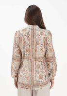 JUST CAVALLI Camicia a manica lunga panna da donna con fantasia 80PAL222NS776 774 JUST CAVALLI 