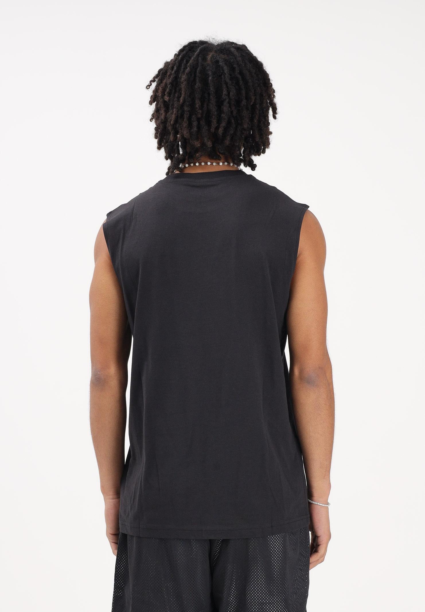 PUMA T-shirt senza maniche Essentials nera da uomo 682626 01 PUMA 