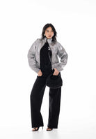 ADIDAS ORIGINALS Giubbotto di jeans FIREBIRD argento da donna KD2910 . ADIDAS ORIGINALS 