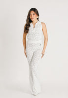 AKEP Pantalone bianco da donna in maglia traforata PTKD13225 V6 AKEP 