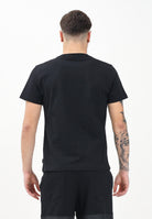 GCDS T-shirt a manica corta nera per uomo e donna con stampa logo B1XM2316JG8 99 GCDS 