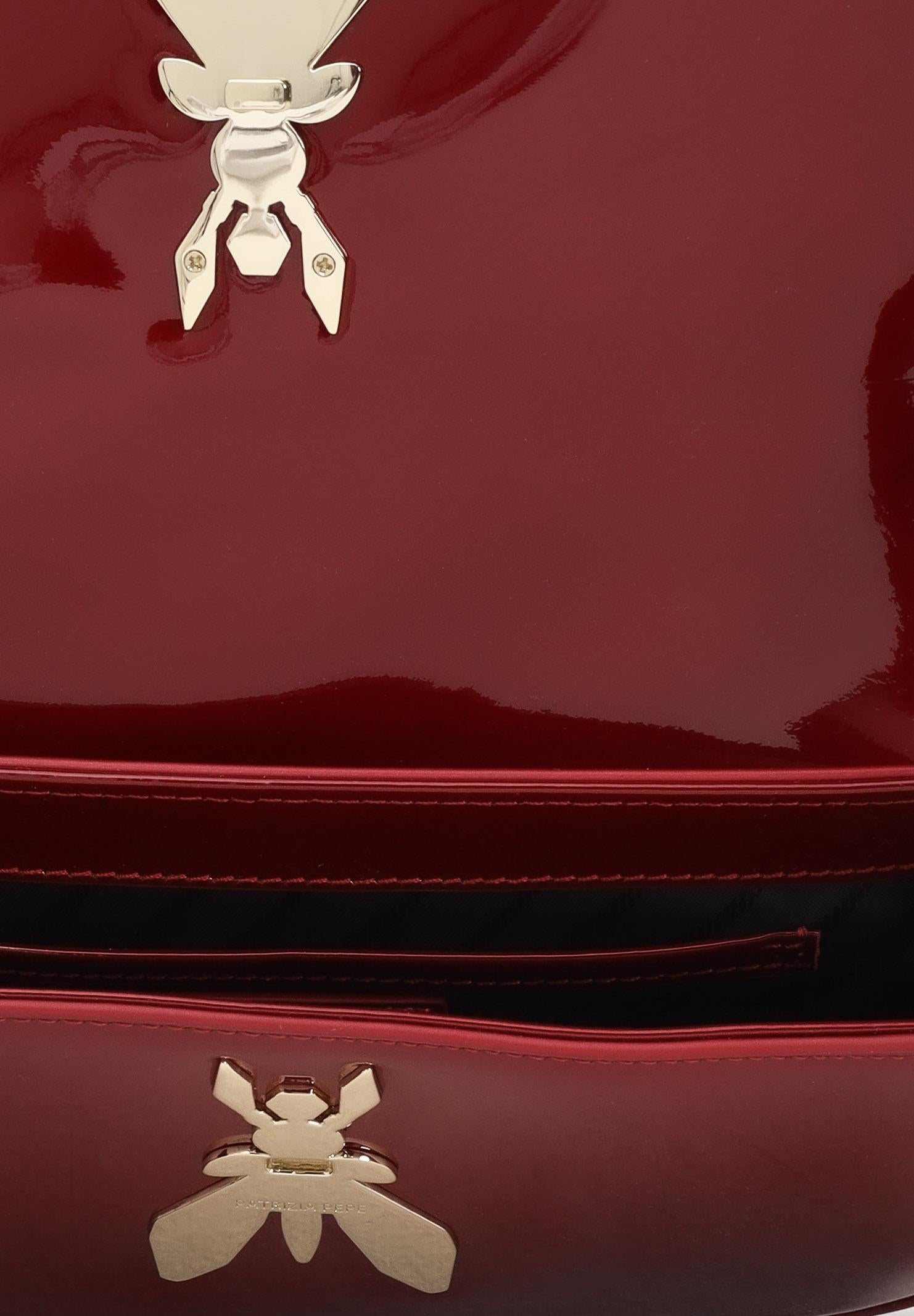 PATRIZIA PEPE Borsa a tracolla "ESSENTIAL" Fly rossa da donna 8B0231L125 R398 PATRIZIA PEPE 