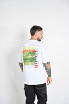 THE NORTH FACE T-shirt a manica corta Axys Oversized bianca da uomo NF0A8C1RFN41 . THE NORTH FACE 