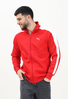 PUMA Felpa con zip T7 ALWAYS ON rossa da uomo 629587 11 PUMA 
