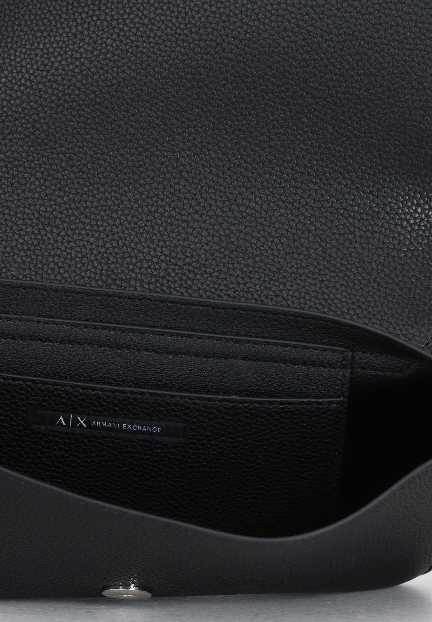 ARMANI EXCHANGE Borsa a tracolla nera da donna con logo 942912CC783 00020 ARMANI EXCHANGE 