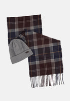 BARBOUR Set regalo con berretto Swinton e sciarpa Galingale grigio per uomo e donna 252MMGS0079 TN38 BARBOUR 