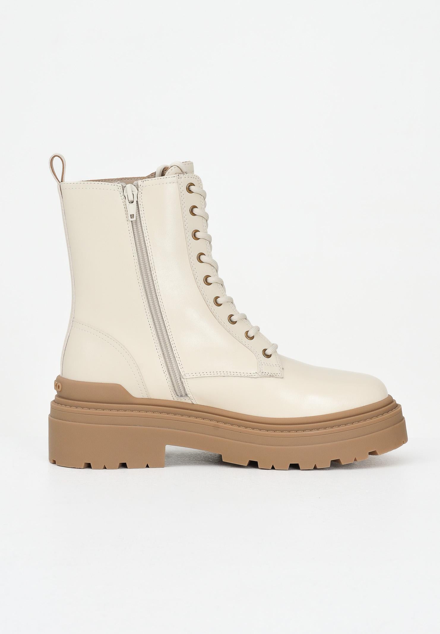 PINKO Anfibi panna e beige da donna con logo SD0141P001DY7  PINKO 